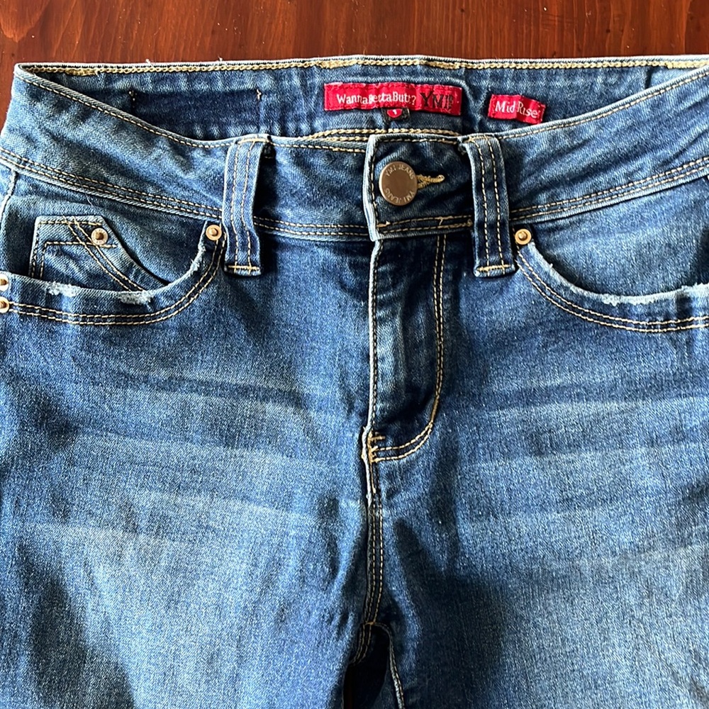 YMI junior jeans. Mid rise. Size 1.